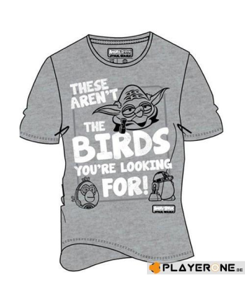 ANGRY BIRDS - T-Shirt Star Wars These Aren't The Birds (S)