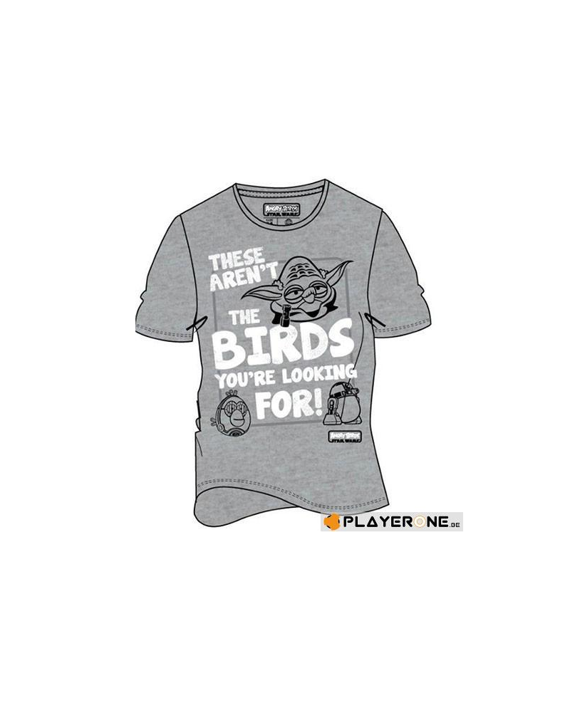 ANGRY BIRDS - T-Shirt Star Wars These Aren't The Birds (S)