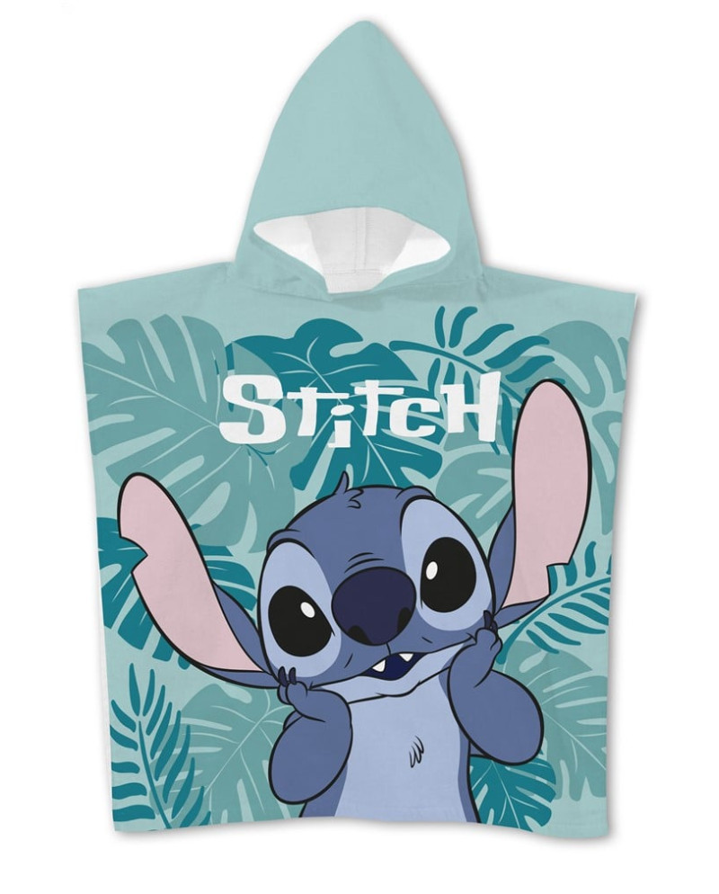 DISNEY - Stitch "Leaves" - Poncho 55x110cm