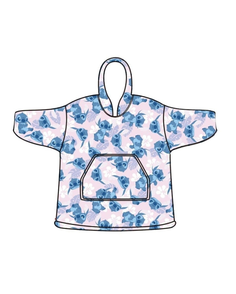 LILO & STITCH - Sweat Poncho - Kid Size (7-14 ans)