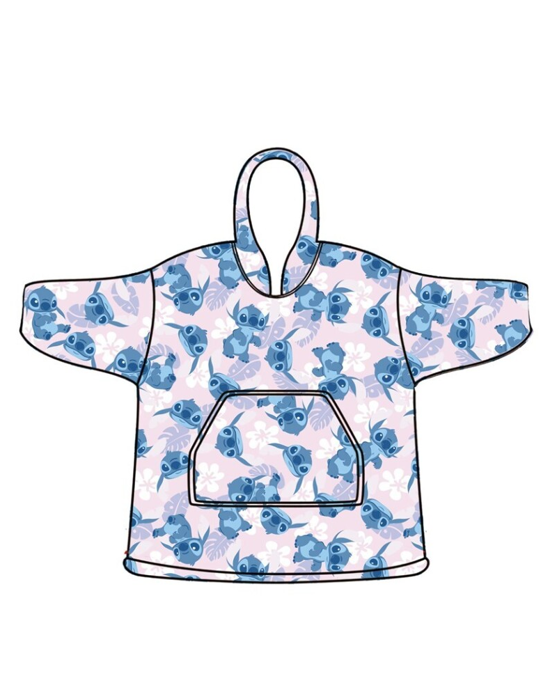LILO & STITCH - Sweat Poncho - Adult Size