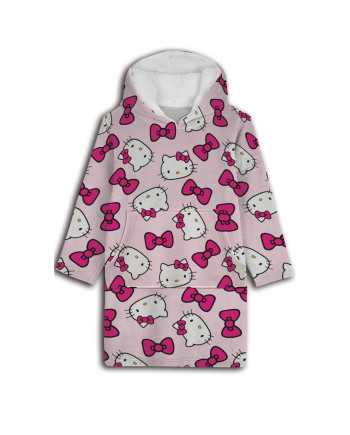 HELLO KITTY - Sweat Poncho - Adult Size