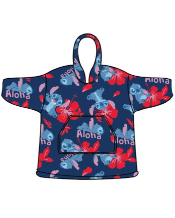 LILO & STITCH - Aloha - Sweat Poncho - Adult Size