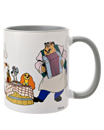 DISNEY - Lady & The Tramp - Inner Colored Mug  - 11oz