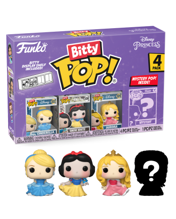 DISNEY PRINCESS - Bitty Pop 4 Pack 2.5cm - Cinderella