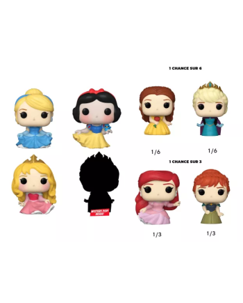 DISNEY PRINCESS - Bitty Pop 4 Pack 2.5cm - Cinderella
