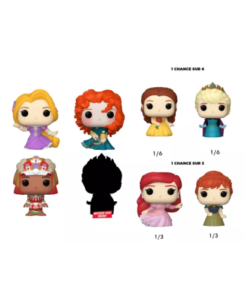 DISNEY PRINCESS - Bitty Pop 4 Pack 2.5cm - Rapunzel