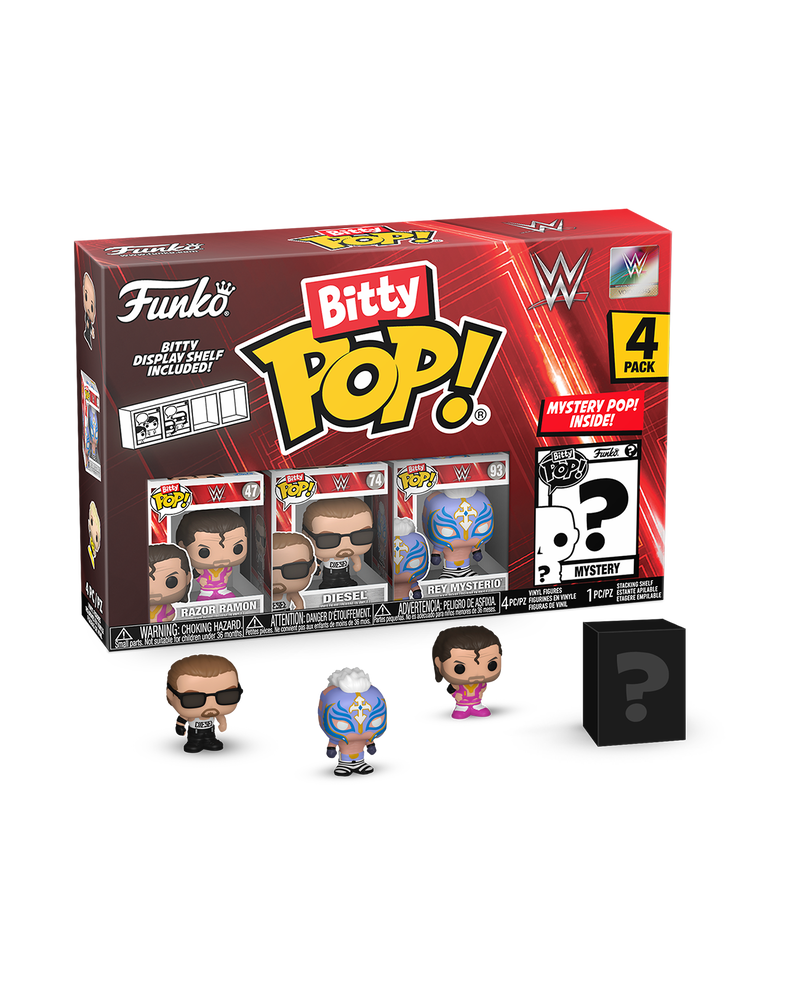 WWE - Bitty Pop 4 Pack 2.5cm - Razor Ramon
