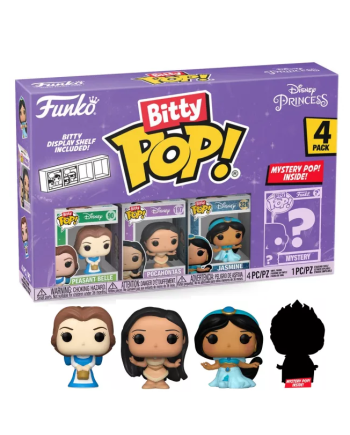 DISNEY PRINCESS - Bitty Pop 4 Pack 2.5cm - Belle