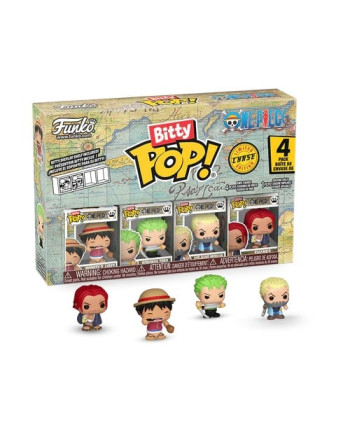 ONE PIECE - Bitty Pop 4 Pack 2.5cm - Luffy
