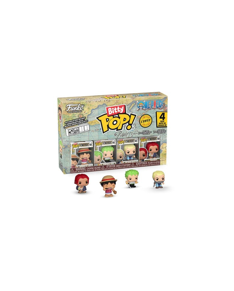 ONE PIECE - Bitty Pop 4 Pack 2.5cm - Luffy