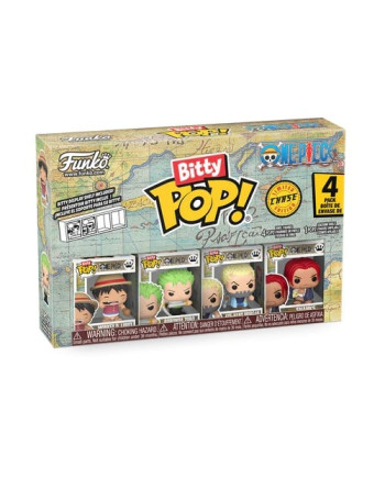 ONE PIECE - Bitty Pop 4 Pack 2.5cm - Luffy
