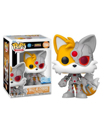 JLA & SONIC - POP Heroes N° 594 - Tails as Cyborg