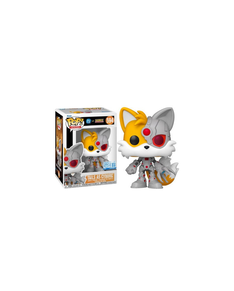 JLA & SONIC - POP Heroes N° 594 - Tails as Cyborg