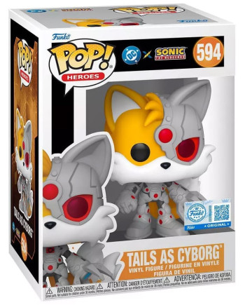 JLA & SONIC - POP Heroes N° 594 - Tails as Cyborg