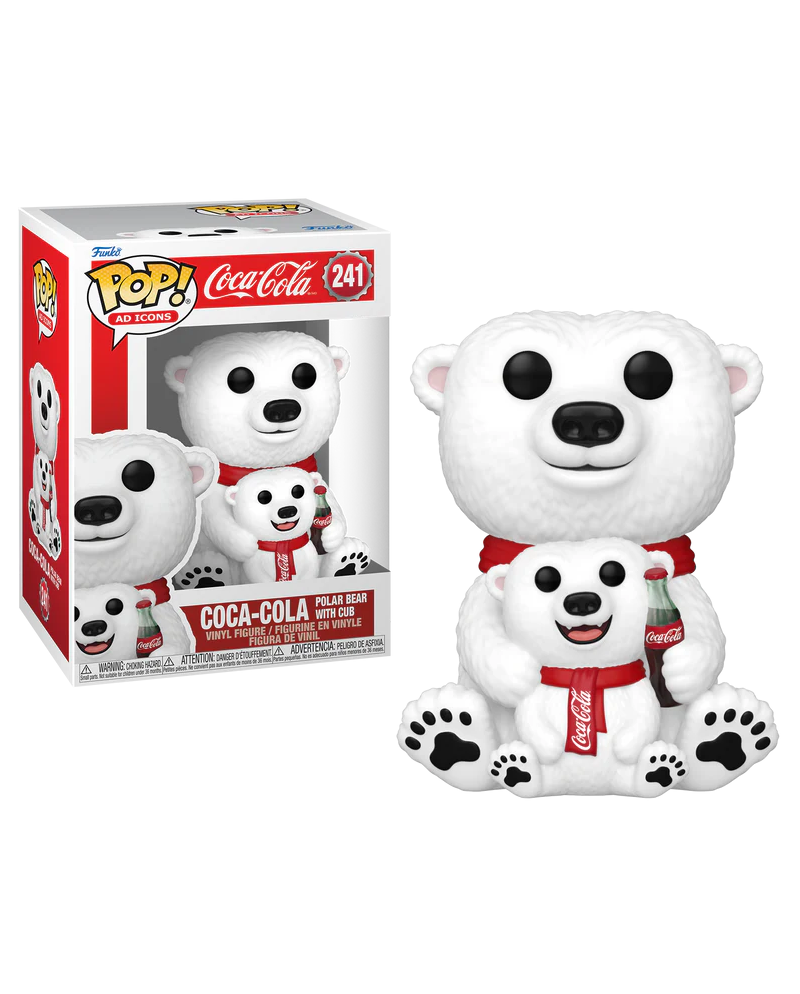 COCA-COLA - POP & Buddy N° 241 - Coca-Cola Polar Bear with Cub