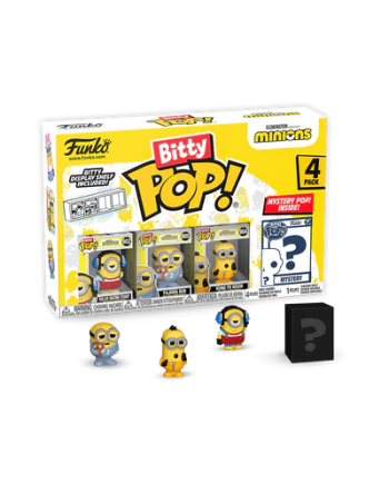 MINIONS - Bitty Pop 4 Pack 2.5cm - Roller Skating Stuart