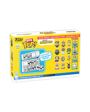 MINIONS - Bitty Pop 4 Pack 2.5cm - Roller Skating Stuart
