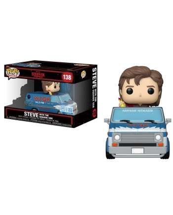 STRANGER THINGS S5 - POP Ride DLX N° 138 - Steve with Squawk van