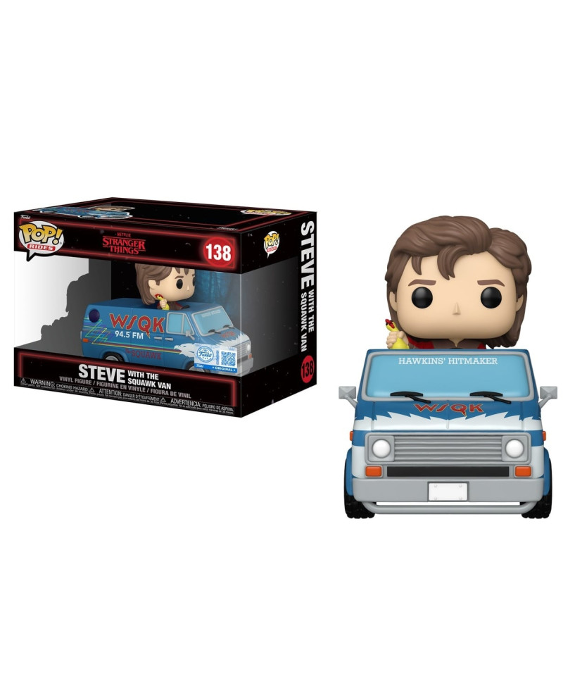 STRANGER THINGS S5 - POP Ride DLX N° 138 - Steve with Squawk van