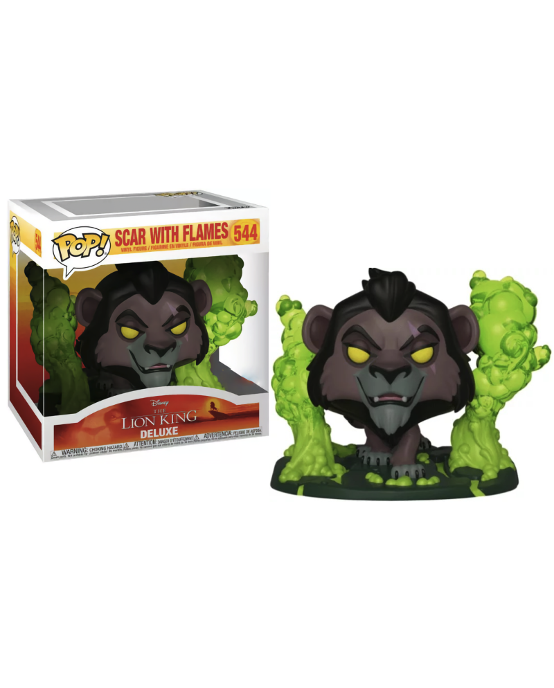 THE LION KING - POP Deluxe N° 544 - Scar in Flames with Chase