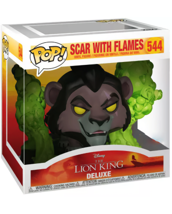 THE LION KING - POP Deluxe N° 544 - Scar in Flames with Chase