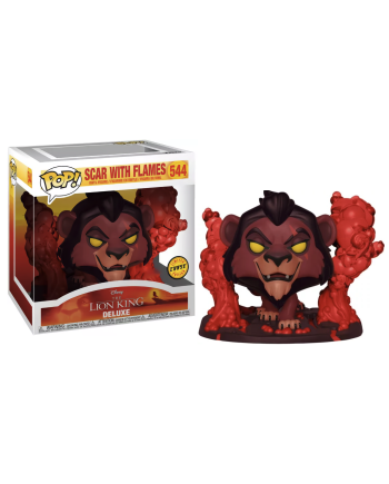 THE LION KING - POP Deluxe N° 544 - Scar in Flames with Chase