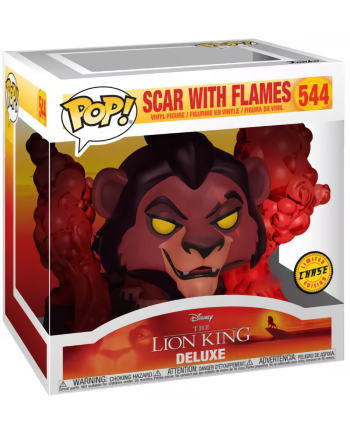 THE LION KING - POP Deluxe N° 544 - Scar in Flames with Chase