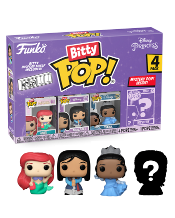 DISNEY PRINCESS - Bitty Pop 4 Pack 2.5cm - Ariel