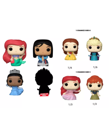 DISNEY PRINCESS - Bitty Pop 4 Pack 2.5cm - Ariel