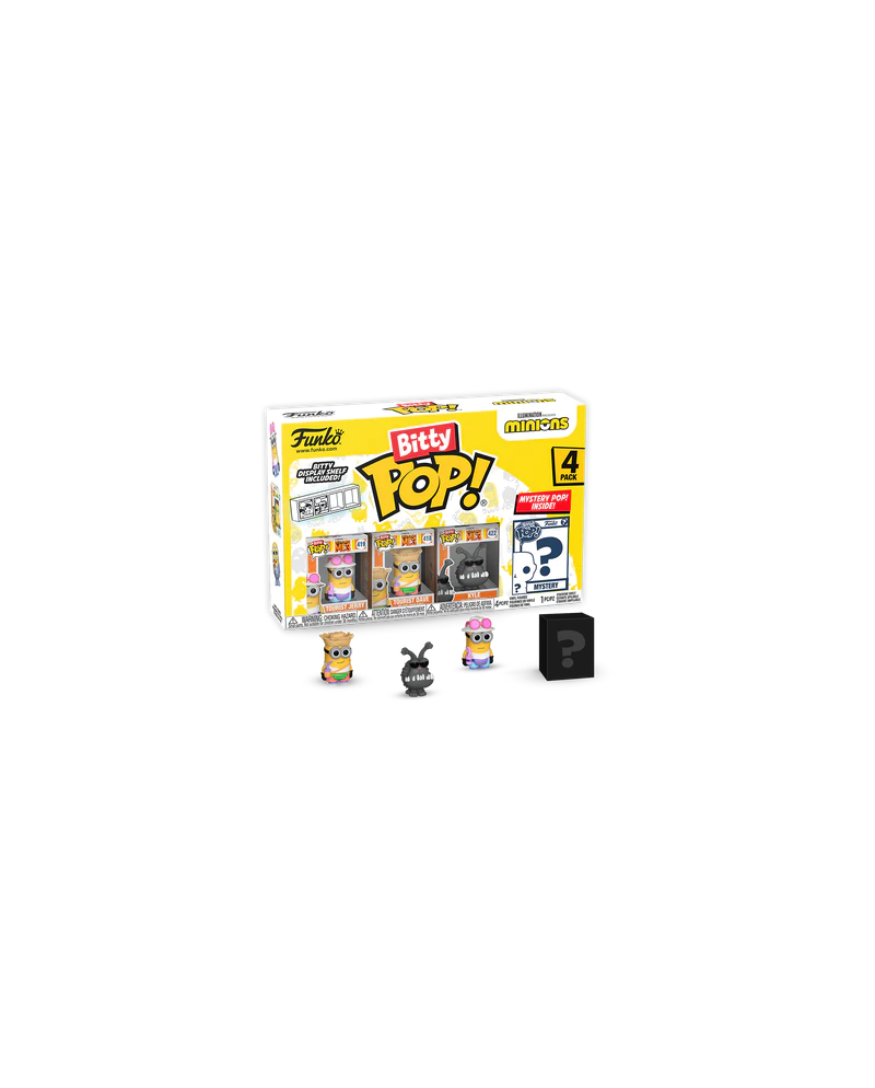 MINIONS - Bitty Pop 4 Pack 2.5cm - Young Gru