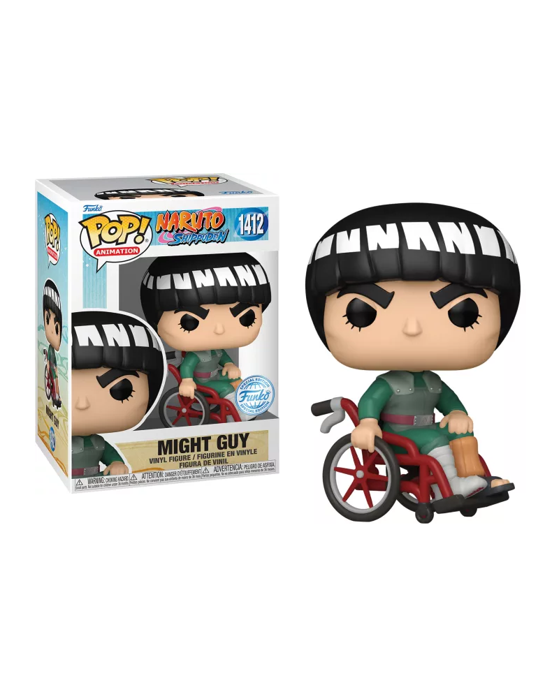 NARUTO - POP Animation N° 1412 - Might Guy (Wheelchair)