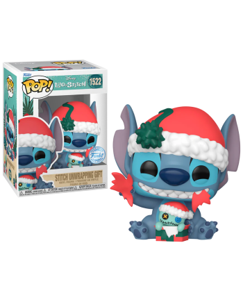 LILO & STITCH - POP Disney N° 1522 - Stitch unwrapping gift
