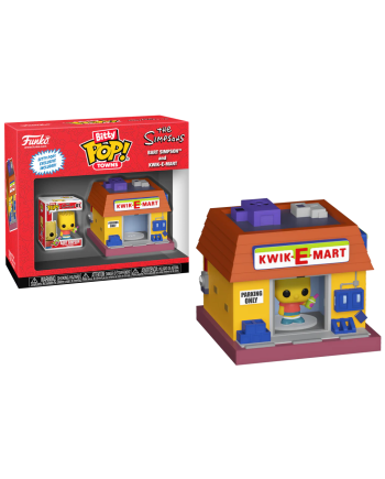 THE SIMPSONS - Bitty Pop Town - Bart Simpson and Kwik-E-Mart