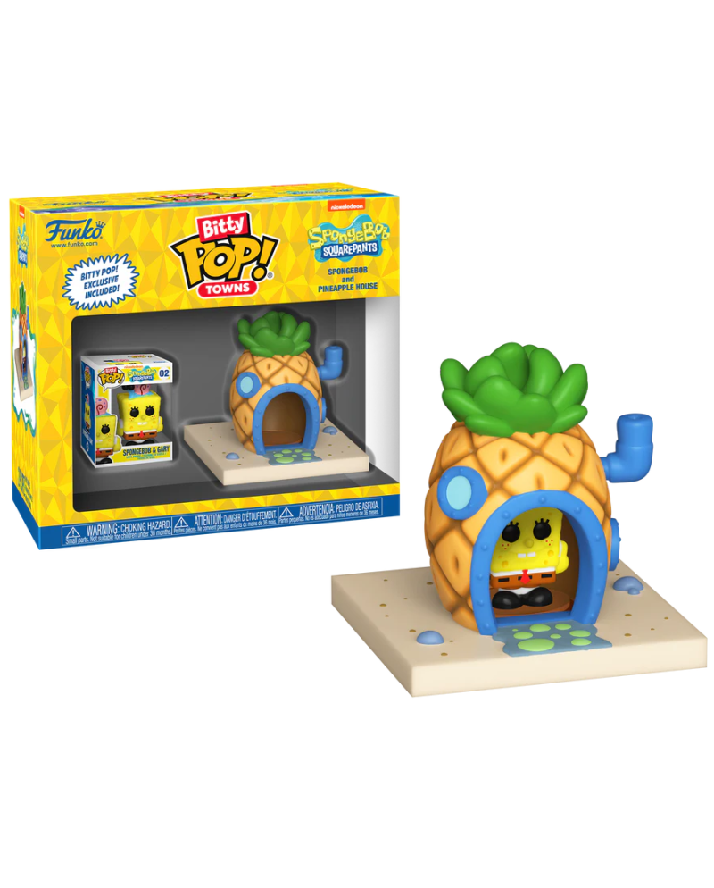 SPONGEBOB - Bitty Pop Town - Spongebob and pineapple house