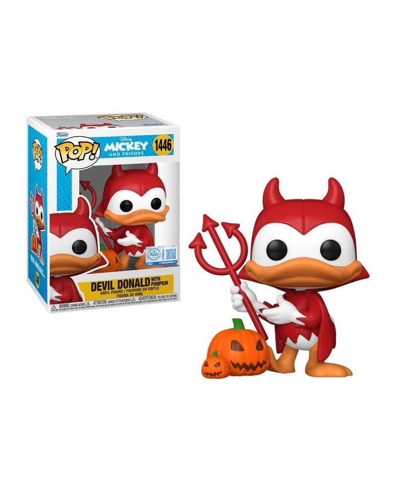 DISNEY - POP N° 1446 - Devil Donald with Chase (Black Light)