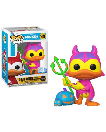 DISNEY - POP N° 1446 - Devil Donald with Chase (Black Light)