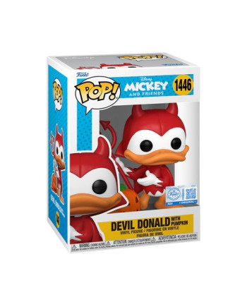 DISNEY - POP N° 1446 - Devil Donald with Chase (Black Light)