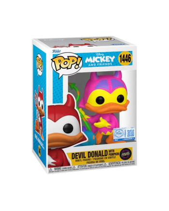 DISNEY - POP N° 1446 - Devil Donald with Chase (Black Light)