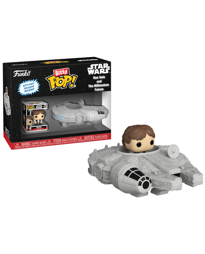 STAR WARS - Bitty Pop Ride - Han Solo with Milennium Falcon
