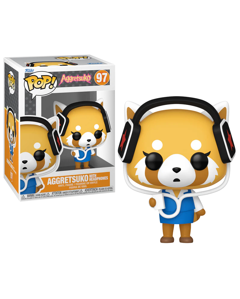 AGGRETSUKO - POP Sanrio N° 97 - Aggretsuko With Headphones