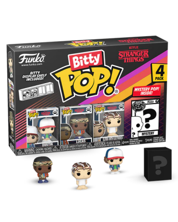 STRANGER THINGS - Bitty Pop 4 Pack 2.5cm - Dustin