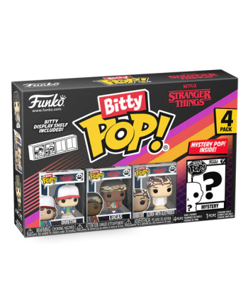 STRANGER THINGS - Bitty Pop 4 Pack 2.5cm - Dustin