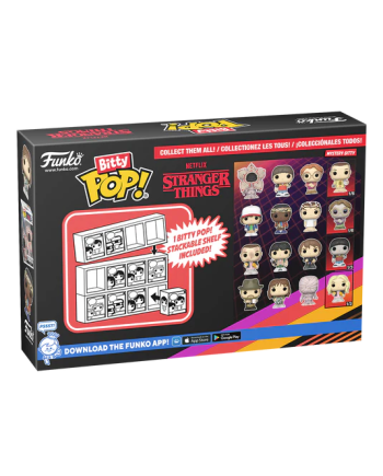 STRANGER THINGS - Bitty Pop 4 Pack 2.5cm - Dustin