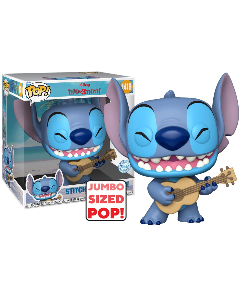 LILO & STITCH - POP Jumbo N° 1419 - Stitch with Ukelele