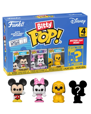 DISNEY - Bitty Pop 4 Pack 2.5cm - Mickey