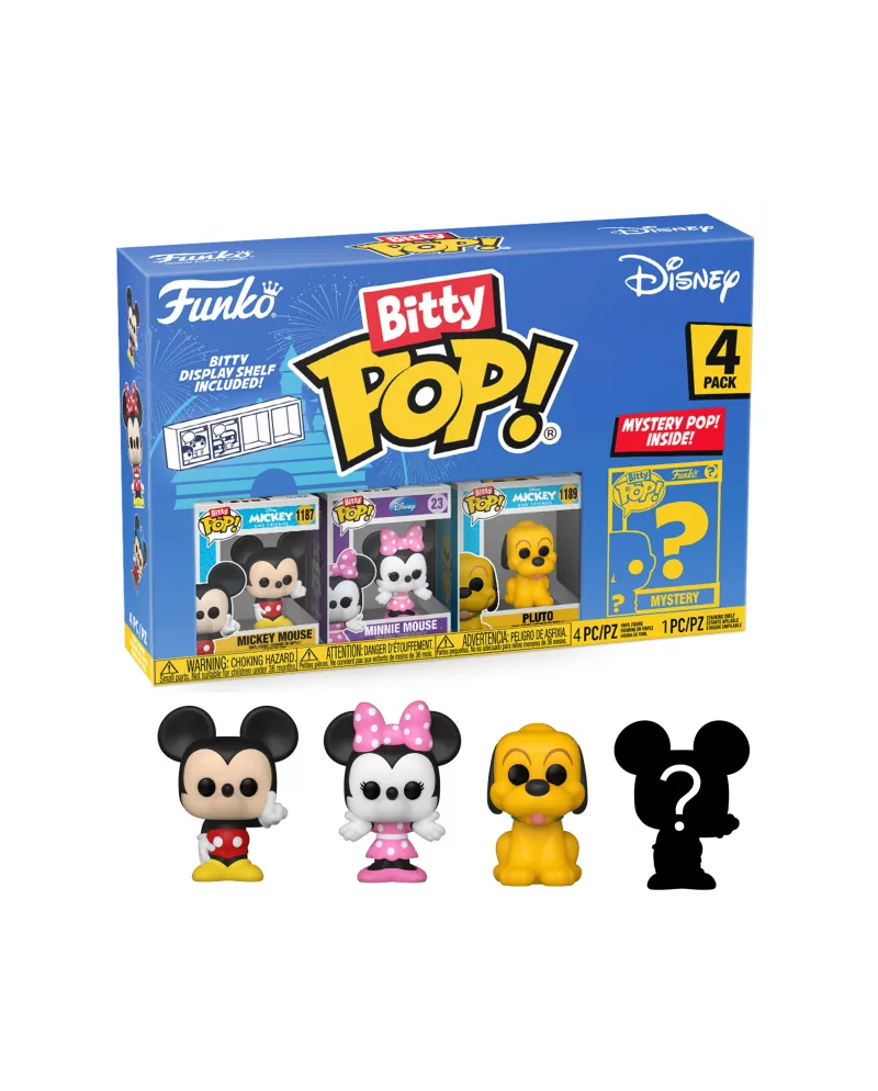 DISNEY - Bitty Pop 4 Pack 2.5cm - Mickey