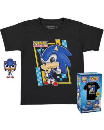 SONIC - Pocket POP - Sonic + Kid Tee (L)