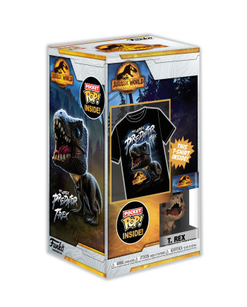 JURASSIC WORLD - Pocket POP - Trex + Tee (9-10 Years)
