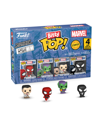 SPIDER-MAN - Bitty Pop 4 Pack 2.5cm - Spider-Man